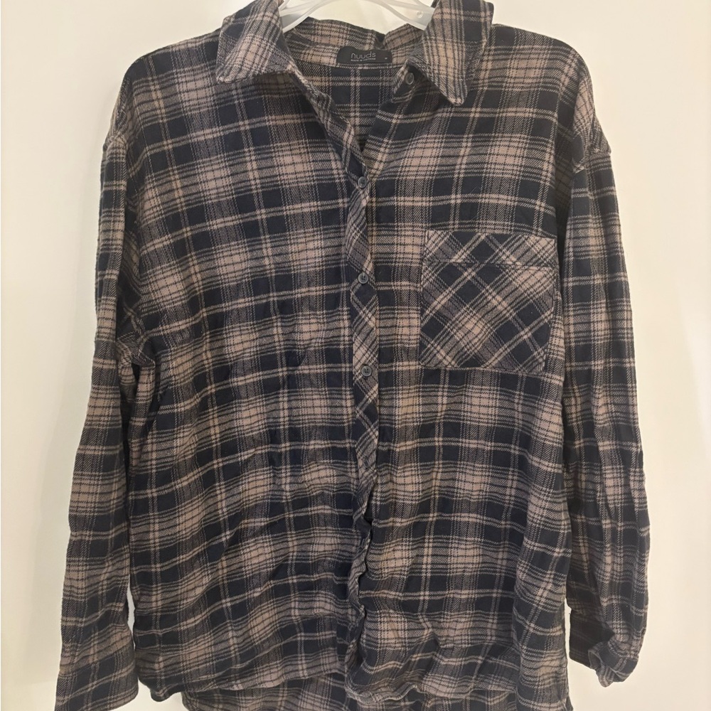 nuuds flannel button down